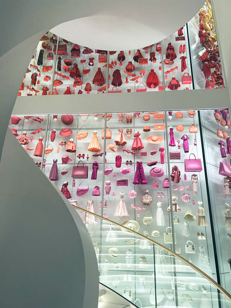 staircase at La Galerie Dior paris