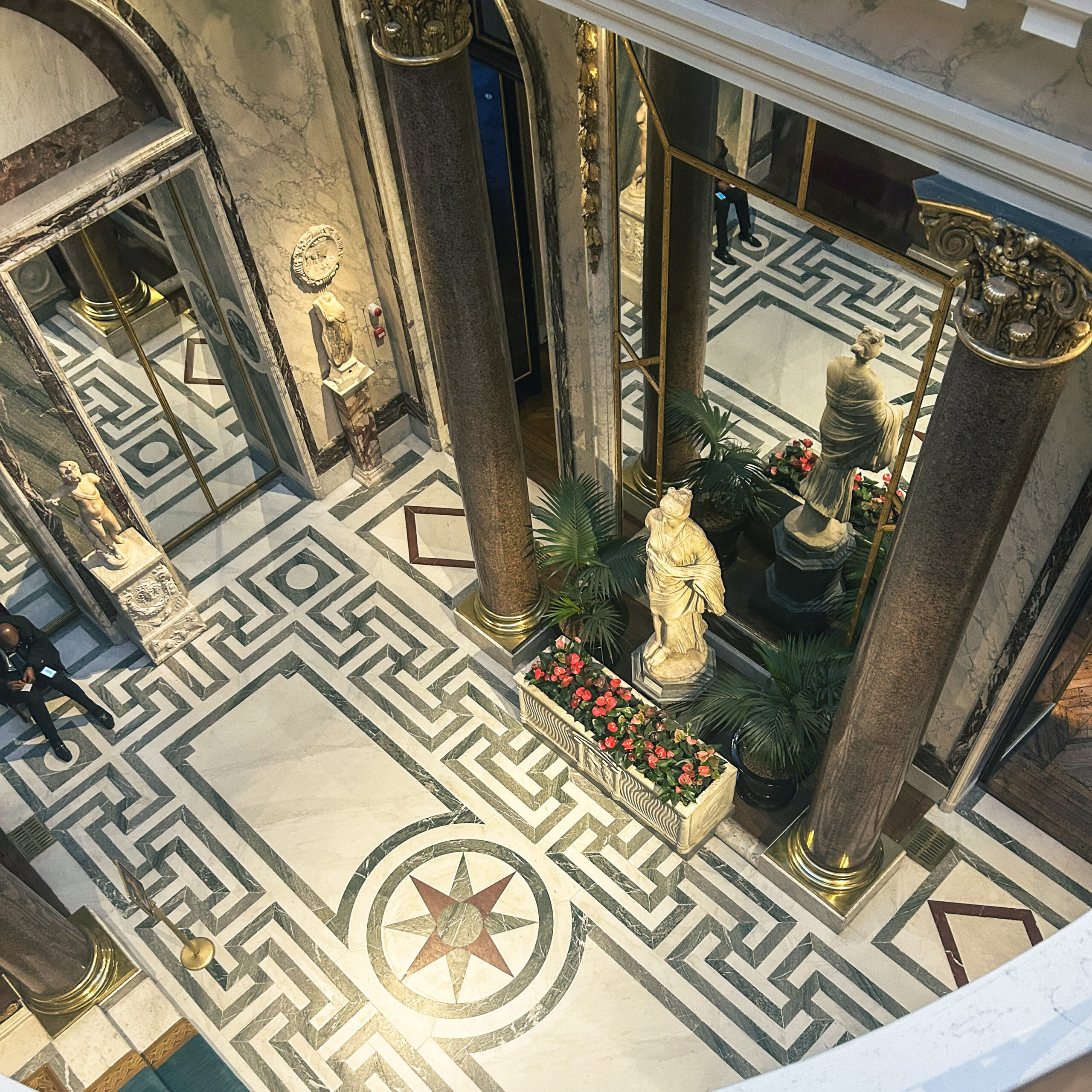 lobby at musee Jacquemart-André